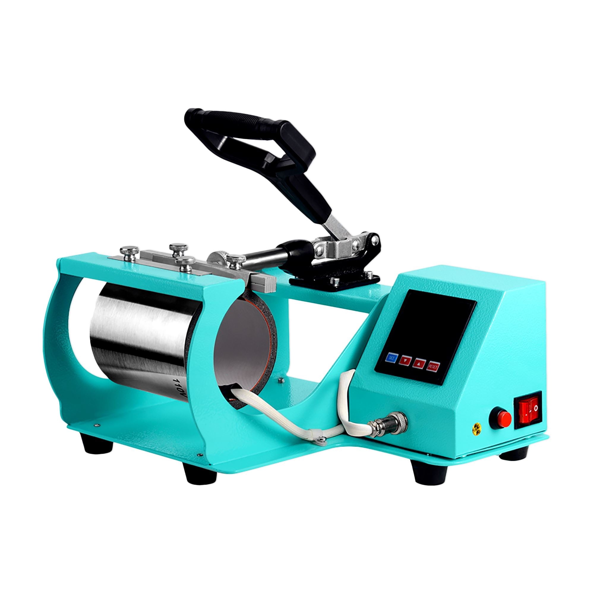 Swing Design 4-in-1 Mug, Cup, & Bottle Heat Press - Turquoise