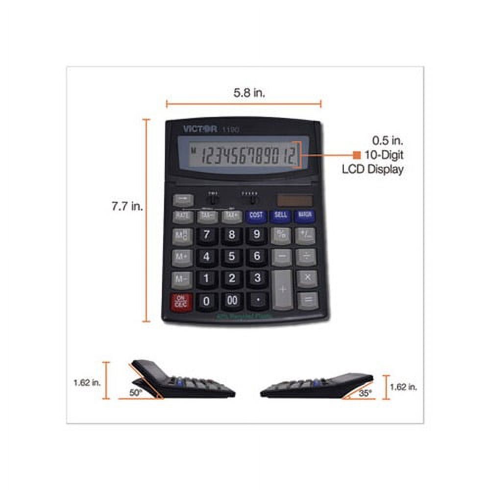 1190 Executive Desktop Calculator 12-Digit LCD - image 4 of 4