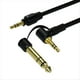 thumbnail image 1 of Cable de Extensión de Audio de 3,5 mm Macho de 3,5 mm A Macho de 3,5 mm o Cable de Extensión Macho de 6,5 mm para Dispositivo Jack de 3,5 mm Negro, 1 of 5