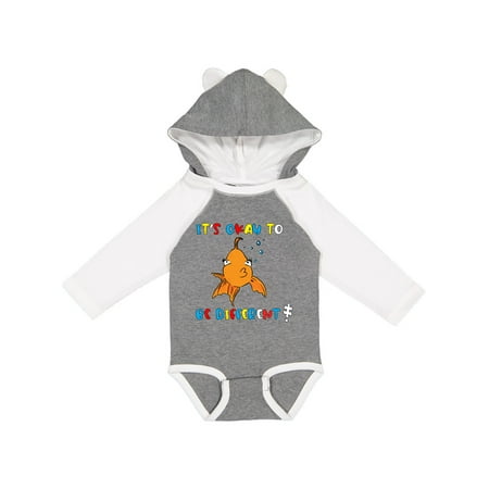 

Inktastic Autism Awareness It s Okay to be Different! Silly Fish Gift Baby Boy or Baby Girl Long Sleeve Bodysuit