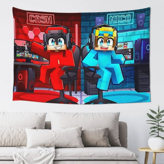 Cash & Nico Tapestry Banner 60 X 40 inch Decor Art Tablecloth Wall Hanging Mural for Bedroom Dorm