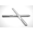 thumbnail image 1 of 3/8-16 x 6 Coarse Thread Hanger Bolt Plain Center Stainless Steel 18-8 Pk 100, 1 of 1