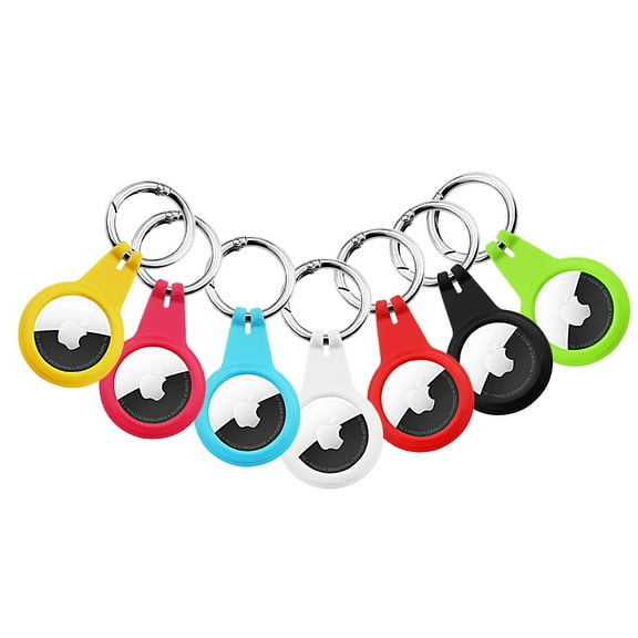 AirTag Case, Strong Keychain Shock Resistant Multi-Function for AirTag Case Black