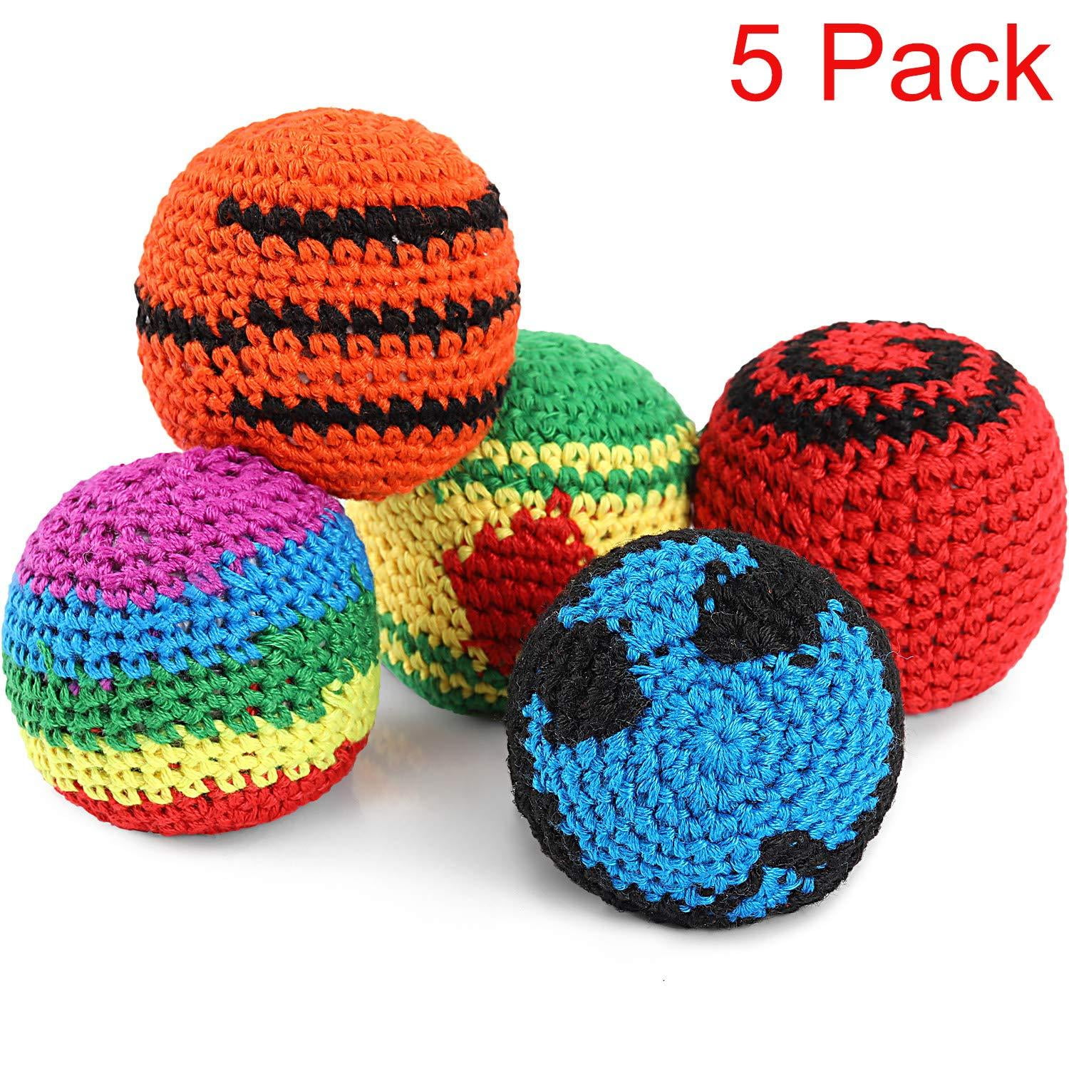 Handmade Sacks Footbag Toy Balls Magic Juggling Ball Outdoor Soft Ball Kids Toy 