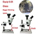 thumbnail image 4 of 0.5X 2X 0.7X Auxiliary s Lens For Industry Digital Video Stereo Microscope Camera Objective Lens Mounting Thread, 4 of 4