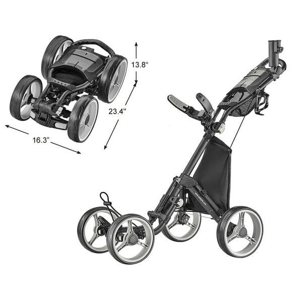 CaddyTek SuperLite Explorer V8 Golf Push Cart