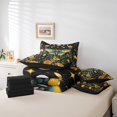 thumbnail image 5 of YST Moth 7-Piece Comforter Set, Full Size, Sun and Moon Theme, Sugar Skull Gothic, Halloween Spooky, Reversible, 5 of 5