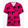thumbnail image 3 of Uniforme médico estampado de princesa Barbie, accesorios de enfermera para mujer, uniforme clínico, uniforme de trabajo dental, spa veterinario froste, 3 of 5