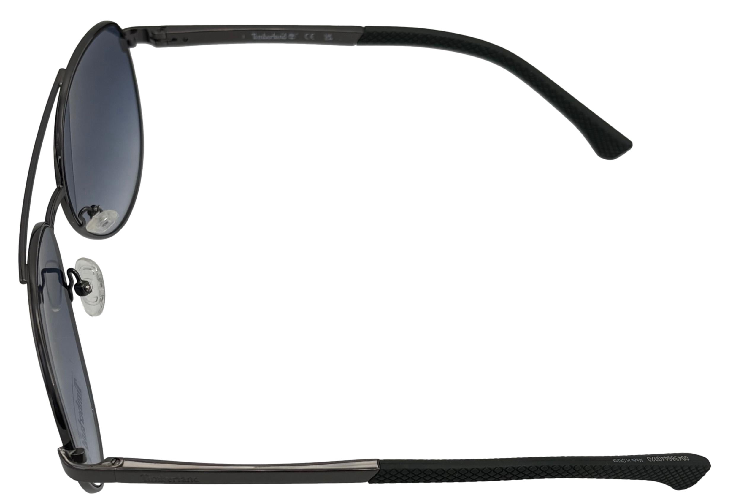 Timberland Sunglass Mens Gunmetal Metal Aviator, Gradient Lens TB7210 8X