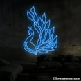 thumbnail image 4 of Glowneon Peacock Feather Neon Sign, Peafowl Feather Led Sign Lover Gifts, Bar Club Pub Wall Decor, 4 of 5
