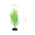 thumbnail image 2 of AURARMLET Fish Tank Simulation Water Plant Ornament Green Plastic 1Set, 2 of 7