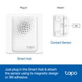 thumbnail image 4 of Tapo Door Sensor Starter KIT, Matter Compatible, 3X Smart Door Window Contact Sensor and 1x Smart Hub with Built-in Chime, Smart Automation, Real-Tim, 4 of 10