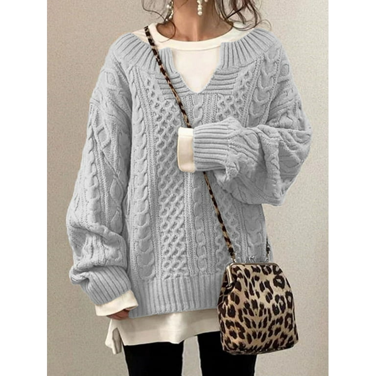 Long pullover sweaters for ladies hot sale