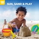 thumbnail image 4 of Juego de cubos de arena Toy Life de Beach Toys con palas y rastrillos, 9 unidades, 4 of 7