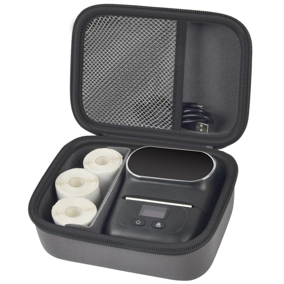 Estuche Boobowl para Etiquetadora Phomemo M110, EVA, Gris