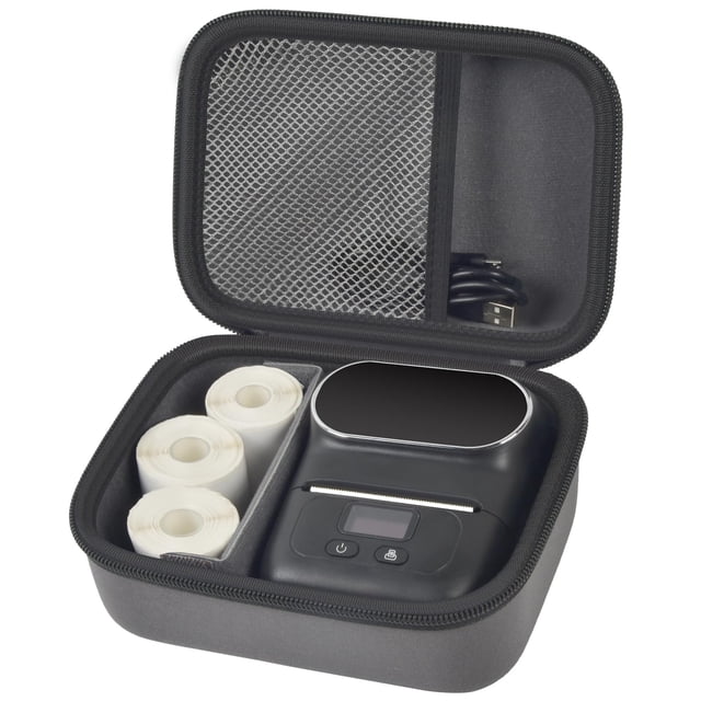 Estuche Boobowl para Etiquetadora Phomemo M110, EVA, Gris