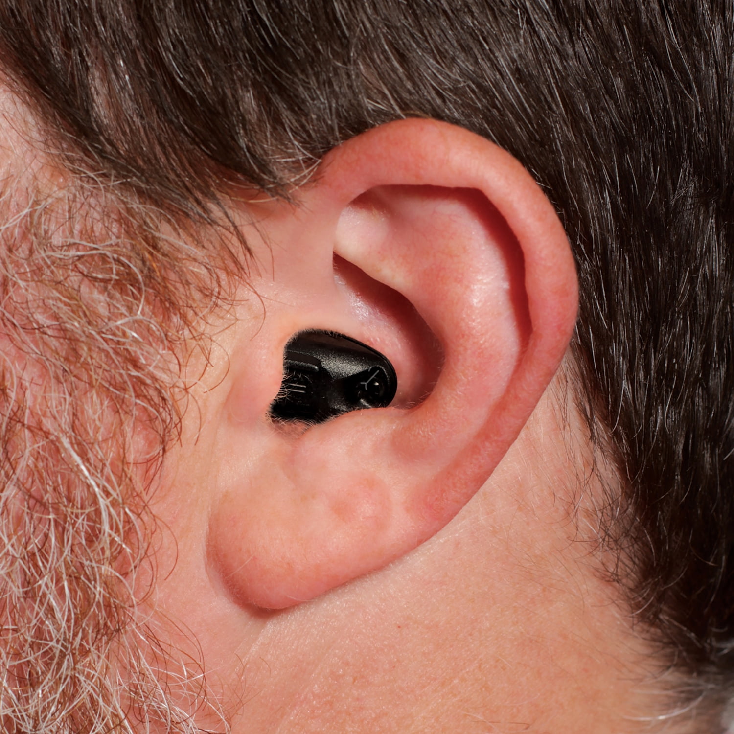 Lucid Hearing Enlite - In the Ear Over The Counter (OTC) Hearing Aid -Black Pair