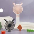 thumbnail image 3 of Gwong Electrónica Mini Fan Dibujos animados Portátil Portátil Portátil / Apagado Handheld Handheld Cooler para el hogar, 3 of 6