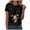 H142-Black, variant on TOWED22 Women's Graphic Christmas T Shirts Casual Crew Neck Short Sleeve Xmas Holiday Tee Winter Tops,M
