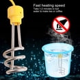 thumbnail image 2 of 7.9X2.2 Inch Yellow Immersion Water Heater Cord Length 4.9 Feet 1500W Stainless Steel Electric Immersion Heater Portable Immersion Water Heater Suitable For Home Office Travel, 2 of 8