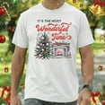 thumbnail image 2 of It’s the Most Wonderful Time T-Shirt – Cozy Holiday Graphic Tee with Christmas Tree & Fireplace, Cute Christmas Shirt for Women, 2 of 5