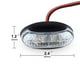 thumbnail image 4 of Kenally Reutilizable 10X Luces de liquidación Indicadores de luz de marcador lateral profesional Lámpara Durable Color Camión Advertencia RV Lámparas Bombillas para automóviles Luz blanca Kenally VI017192-01, 4 of 6