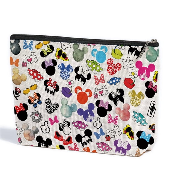 Bolsa de maquillaje ZHAMEN, bonita caricatura de ratón, amantes de los animales, mujeres