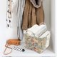 thumbnail image 5 of Cesta de almacenamiento de tela con asas para juguetes, ropa y mantas. Organizador rectangular plegable para dormitorio, guardería, sala de estar. Solución de almacenamiento lavable para estantes,, 5 of 7