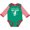 Green and Red, variant on Inktastic Future Tuba Player (daddys Little) Boys or Girls Long Sleeve Baby Bodysuit
