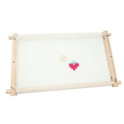 Handmade Needlework Frame Holder Hand Embroidery Hoops Needlepoint Stretcher Tapestry Scroll Frame Rectangle Portable for Cross Stitch Tools