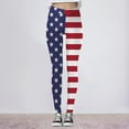 thumbnail image 1 of WILLBEST Leggings Con Estampado Tie-Dye Del Día de La Independencia Para Mujer, Pantalones de Yoga de Cintura Alta, Para Entrenamiento, Correr, Atletismo, Estiramiento, Cómodos, Para Fitness Grande, 1 of 5
