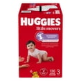 thumbnail image 3 of Little Movers Diapers - Size 3 - 136ct, 3 of 9