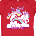 thumbnail image 4 of Inktastic My Mimi Loves Me Unicorn Girls Baby Bodysuit, 4 of 5