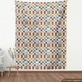 thumbnail image 4 of Retro Upholstery Fabric by the Yard, Big Patchwork of Different Patterns Traditional Classical Old Fashioned, Decorative Fabric for DIY and Home Accents, Multicolor by Ambesonne, 4 of 5