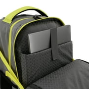 J World Unisex Luna 19.5 Multi-Purpose Laptop Rolling Backpack, Grey