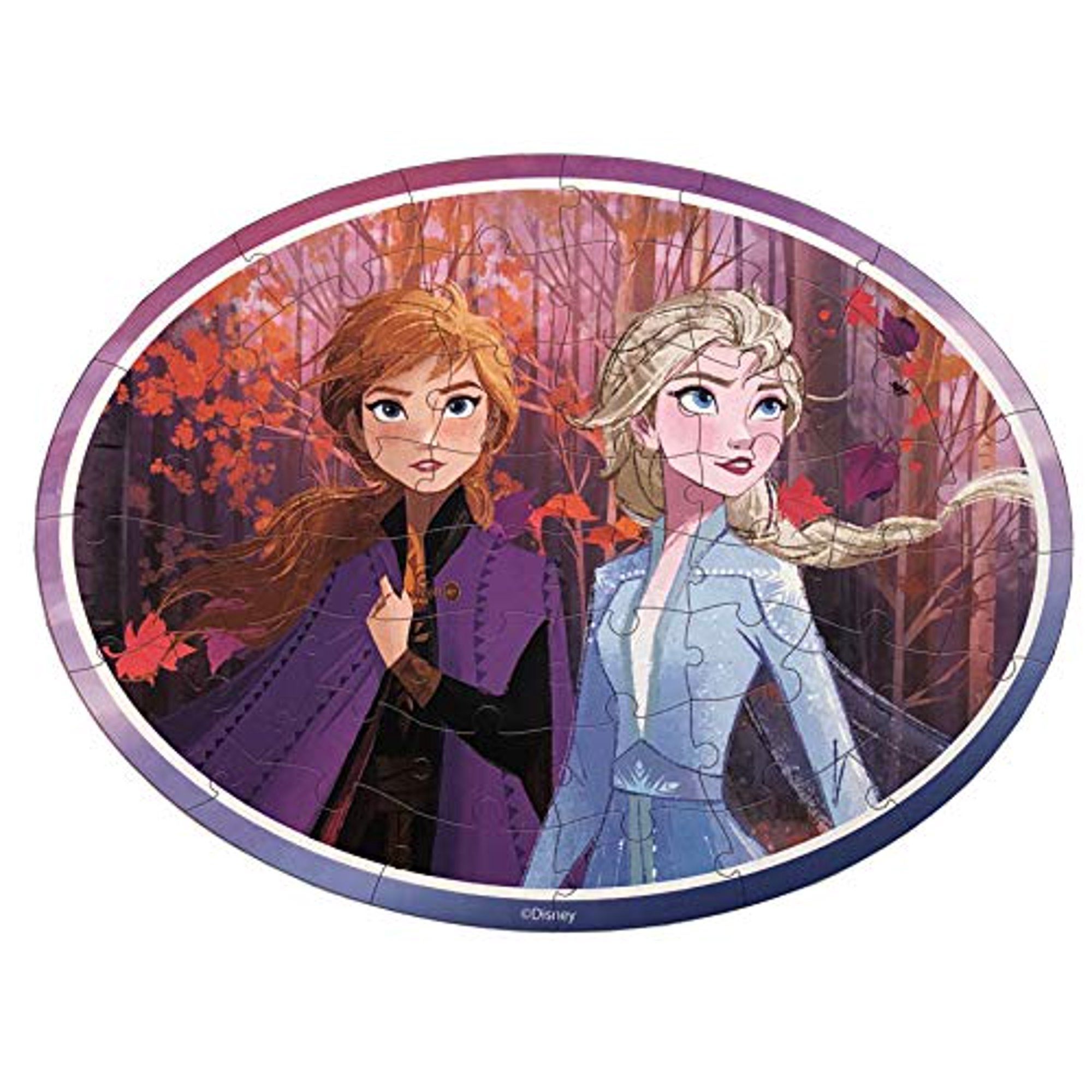 Disney Frozen 2 Anna And Elsa Floor Puzzle 2 Feet Long 46