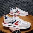 thumbnail image 5 of Men's Retro Casual Sneakers, Breathable Mesh Lace-Up Walking Shoes, Lightweight Non-Slip Fashion Athletic Shoes for Daily Wear, Running, Commuting, 5 of 7