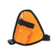 thumbnail image 2 of Estuche de transporte para radio bidireccional en el pecho, multifuncional y ajustable. Naranja, 2 of 9