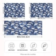thumbnail image 4 of Blue Penguins Pattern Queen Size Satin Pillowcase 30''x20'' Double-Sided Print Soft Wrinkle Resistant, 4 of 9