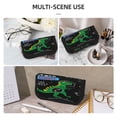 thumbnail image 5 of Wukai Space Dino Cartoon Black Print Big Capacity Pencil Case, Upgraded Canvas Pencil Pouch Large Pencil Bag Organizer,Aesthetic Supply, 5 of 6