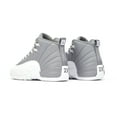 thumbnail image 3 of Big Kid's Jordan 12 Retro "Stealth" Stealth/White-Cool Grey (153265 015) - 5.5, 3 of 4