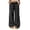 Black, variant on Women's Pants All Season High Waist Plaid Patchwork Straight Wide Leg Casual Joggers Sweatpants S-XL