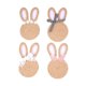 thumbnail image 2 of 4 posavasos de cuerda de cáñamo con diseño de conejo de Pascua, base vintage, aislante, para decoración del hogar, bar, fiesta, regalo de inauguración, 2 of 10