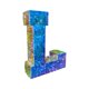 thumbnail image 2 of Luces LED de letras coloridas para decoración de fiestas de cumpleaños, luces de letras del alfabeto, luz nocturna navideña iluminada, decoración de habitación, adorno de letras de plástico azul y mo, 2 of 5