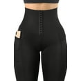 thumbnail image 3 of Saronite Basic Body Shape High Waisted Full Length Yoga Leggings, Black (Women's), 3 of 5