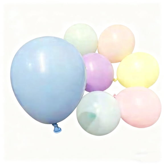 3.15 Inch Macaroon Balloons 100 Pack Pastel Color Balloons Mixed Assorted Colors Small Round Latex Balloons for Party Decorations Wedding Celebration Balloon Garland Arch Centerpieces