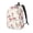 Medium, variant on Floral Mushroom Pattern Durable Canvas Backpack for Men & Women – Stylish & Lightweight – Adjustable Straps, Multiple Pockets – Fits 15-17 Inch LaptopsMedium