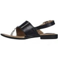 thumbnail image 4 of Womens B.O.C. Born Lowery Slingback Flat Sandals - Black/Pewter Combo, 4 of 6