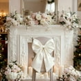 thumbnail image 4 of RKSTN Large Ribbon Bows for Christmas 3 PCS Christmas Bows 24X12 Inches Large Ribbon Bows for Christmas Tree Wreath Garland Mantle Staircase Curtain and Wall Decor Xmas Party Decorations, 4 of 9