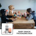thumbnail image 5 of 2 pcs Milk Powder Containers Stackable Leak-proof Protein Powder Dispensers 19.00X7.80X7.80CM, 5 of 5